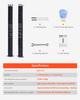 SucceBuy Garage Door Torsion Springs Pair Cycles Electrophoresis Black Coated for Replacement Garage Door Springs