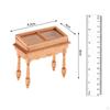 1/12 Dollhouse Cabinet Miniature Jewelry Display Scene Wooden