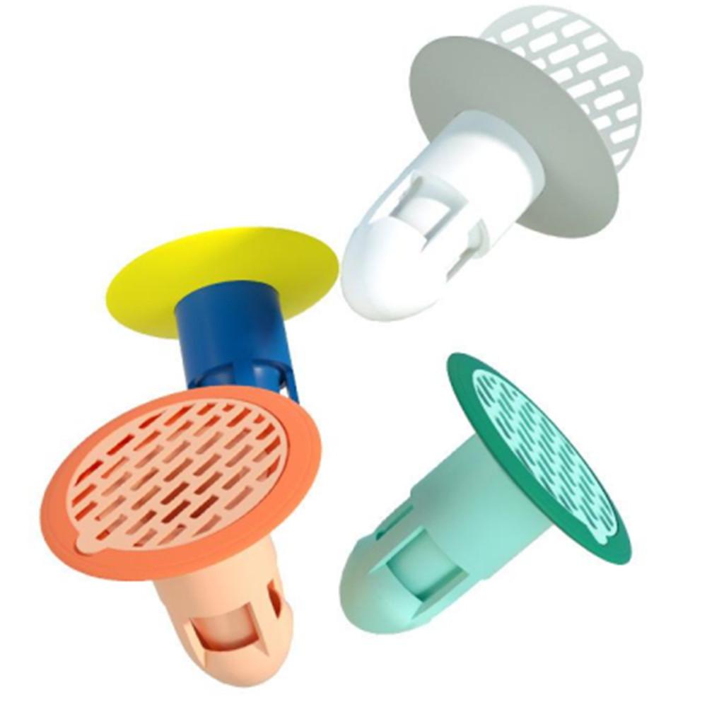 Floor Drain Deodorizer Sewer Deodorizer Gag Catcher Bathroom Sewer Filter Anti-bug Cockroach Bathroom Toilet Sealing Plug Cover