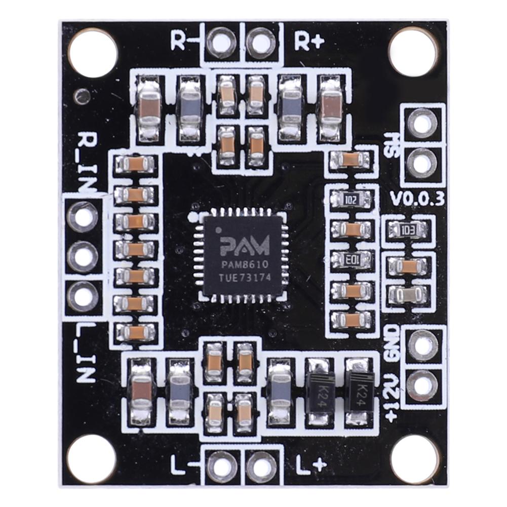 10-1pcs PAM8610 Stereo Mini Power Amplifier Board 2x15W Digital Audio Amplifier Board Class D Dual Channel