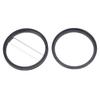 58MM Double Half Moon Special Blur Effects Filter Double Glass Camera Center Split Diopter Lens
