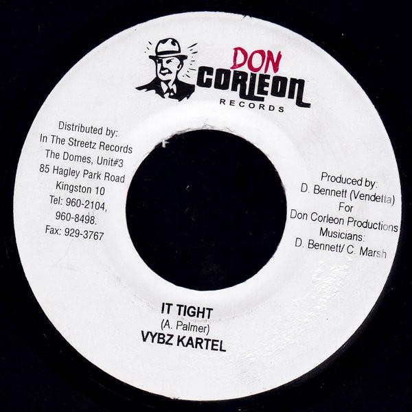 

7inch Record VYBZ KARTEL - It Tight NONE Don Corleon Rec 2004 Jamaica Reggae, Ska & Dub Used