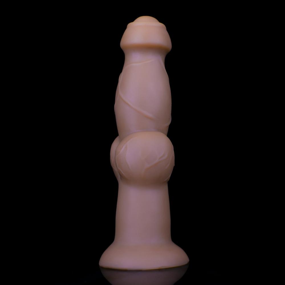 Realistic Dog Dildo - Extra Large Silicone Animal Penis Sex Toy for Adults - Lifelike Texture - Safe & Body-Friendly