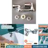 Copper Mechanical Arm Faucet Extender 1080 Rotating Face Basin Foamer Multi-function Splash-proof Water Nozzle