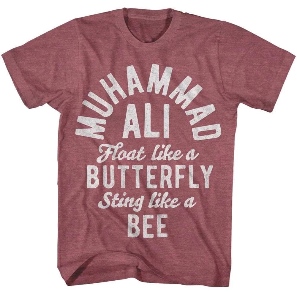 

Muhammad Ali Butterfly Bee Slogan Men s T Shirt M