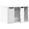 Vidaxl Mobile per Lettiera, Bianco, 60X40X40 Cm, Materiale a Base di Legno