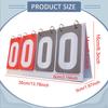 Flip Number Score Board Sports Scoreboard Competition Scorekeeper Supplies Accessories for Baseball