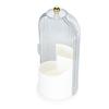 Makeup Brush Holder with Lid Clear Dustproof 360 Degree Rotating Makeup Brush Holder Organizer for