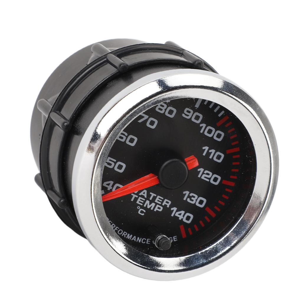 Water Temperature Gauge 2in 40 To 140 Celsius 7 Color Light Water Temp Gauge for Vehicle RV Yacht 12V