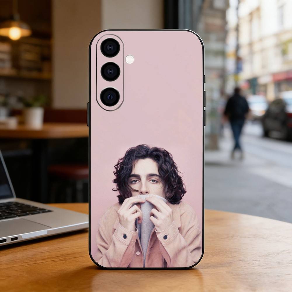 Actor T-Timothée Chalamet Phone Case For Samsung Galaxy A73,A72,A71,A70,A53,A52,A51,Others Soft Black Cover