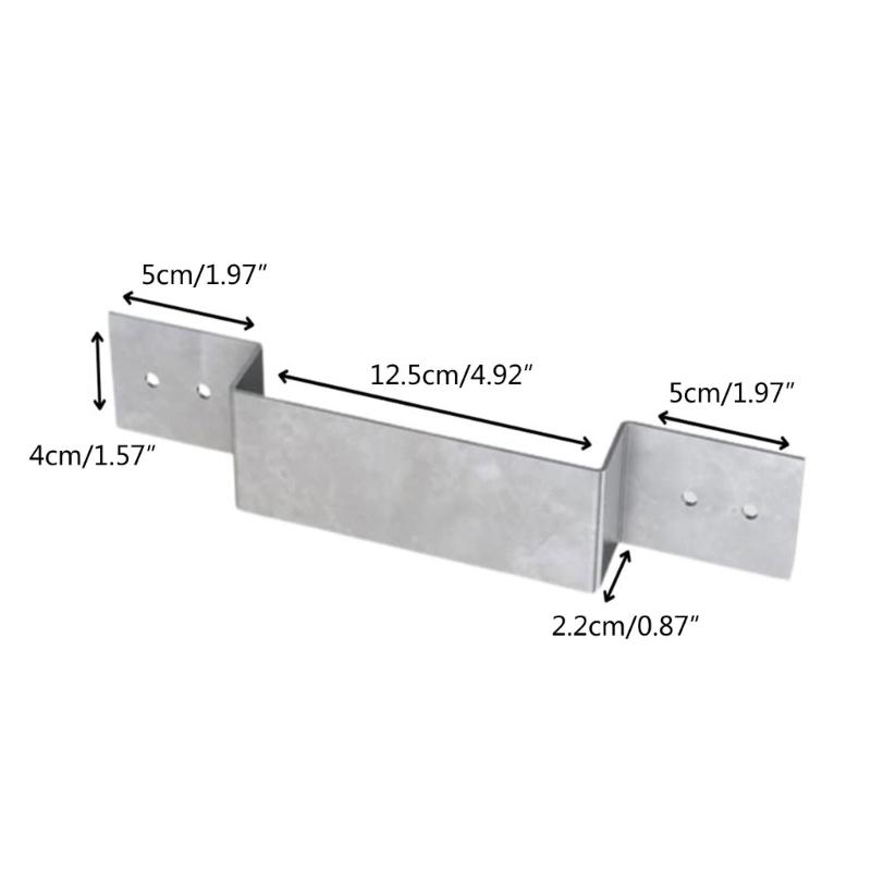 Pack of 10 Fence Panel Supports Outdoor Fence Support Weatherproof Security Fence Post Supports 10pcs/set for DIY