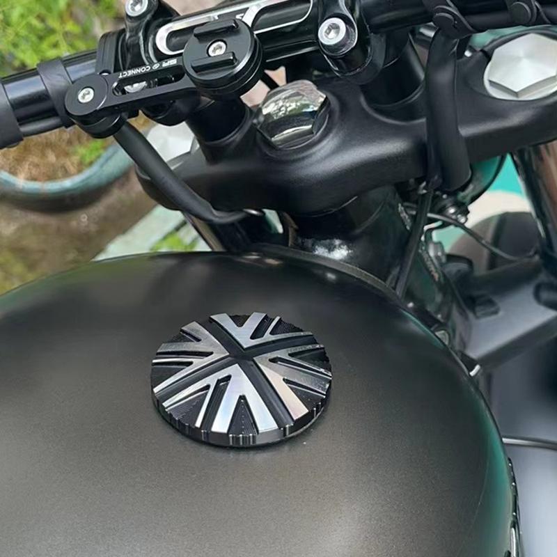 For Triumph Bonneville Bobber T120 T100 Street Twin Scrambler 2001-2023 Motorcycle Petrol Fuel Gas Tank Cap Retro Oil Cover