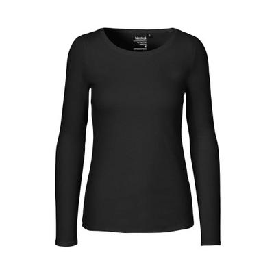 Neutrales Damen-Langarm-T-Shirt