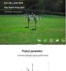 Outdoor Waterproof Solar Cherry Blossom Branch Lights for Garden and Lawn Decoration
