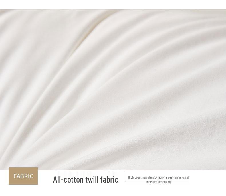 All-Cotton High-Elastic Neck Support Pillow for Hotels and Homes
