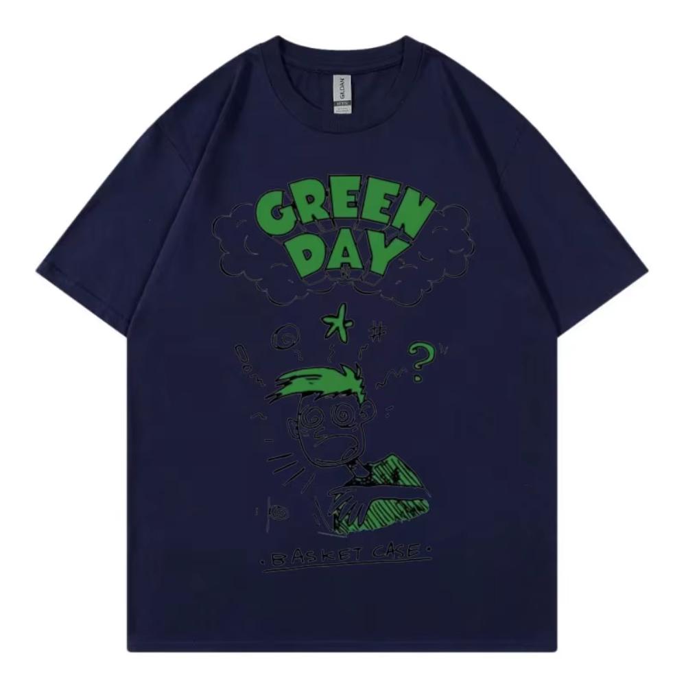 Punk Rock Band Green Day Merch T-shirts Concert Tour 2025 Fan Gift T Shirt Men Womem Clothing High Street Fashion Trend T-shirts
