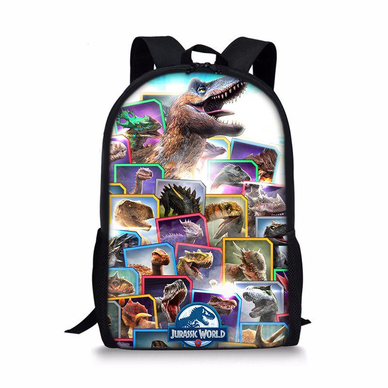Jurassic World Dinosaurier Rucksack Große Kapazität Schultasche für Jungen und Mädchen