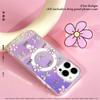 Japanese Korean Style Magnetic Stand Phone Case Compatible and Suitable for iPhone15 14 13 12 11promax xsmax xr 7 8plus Cute Flowers