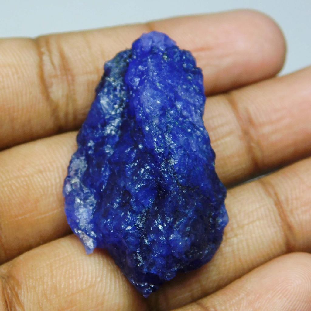 CERTIFIED Natural Sapphire Blue Rough 197.5 Ct Uncut Rough Gemstone