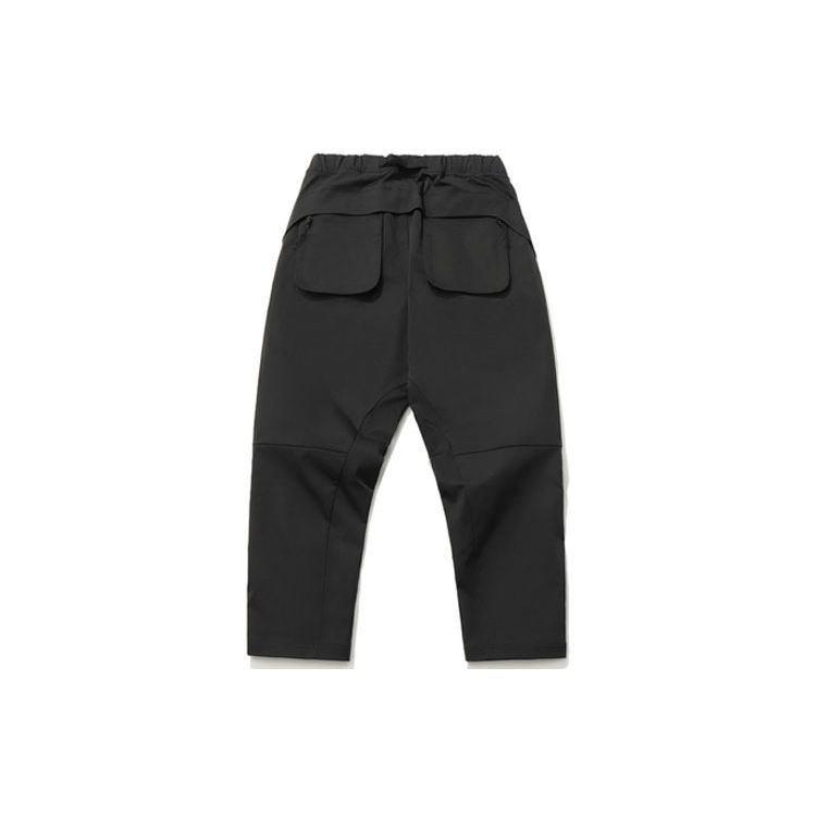 Li-Ning Badfive Multi-Pocket 3D Tailored Loose Sports Pants Men Bottoms Black AKXR071-2