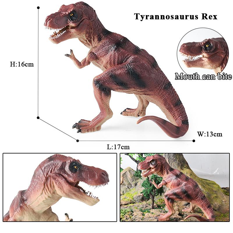Oenux Jurassic Dinosaurus Indominus Rex Mosasaurus Saichania Dilophosauridae Spinosaurus Modell Actionfigurer Samling Leke for Barn