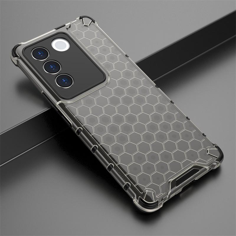 Pro pouzdro Vivo V27 Pro Kryt Vivo V27E V23 V25 V27 Pro Armor PC Nárazuvzdorný Měkký Silikonový Ochranný Kryt Zadní Strany Telefonu Vivo V27 Pro