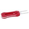 Golf Fork Golf Divot Repair Spring Tool Pitchfork Cleaner Putting Green Fork Training AidsRed