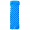 Inflatable Sleeping Mat with Pillow Blue