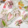 20pcs/1lot Kawaii Stationery Sticker Green Plant Workshop Junk Journal Decorative Scrapbooking DIY Craft Sticker