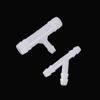 5Pcs 4/7mm Hose 8/11mm Hose Barb Water Connector Tee Y Coupling Garden Drip Irrigation Pipe Connection Fitting Water Splitter