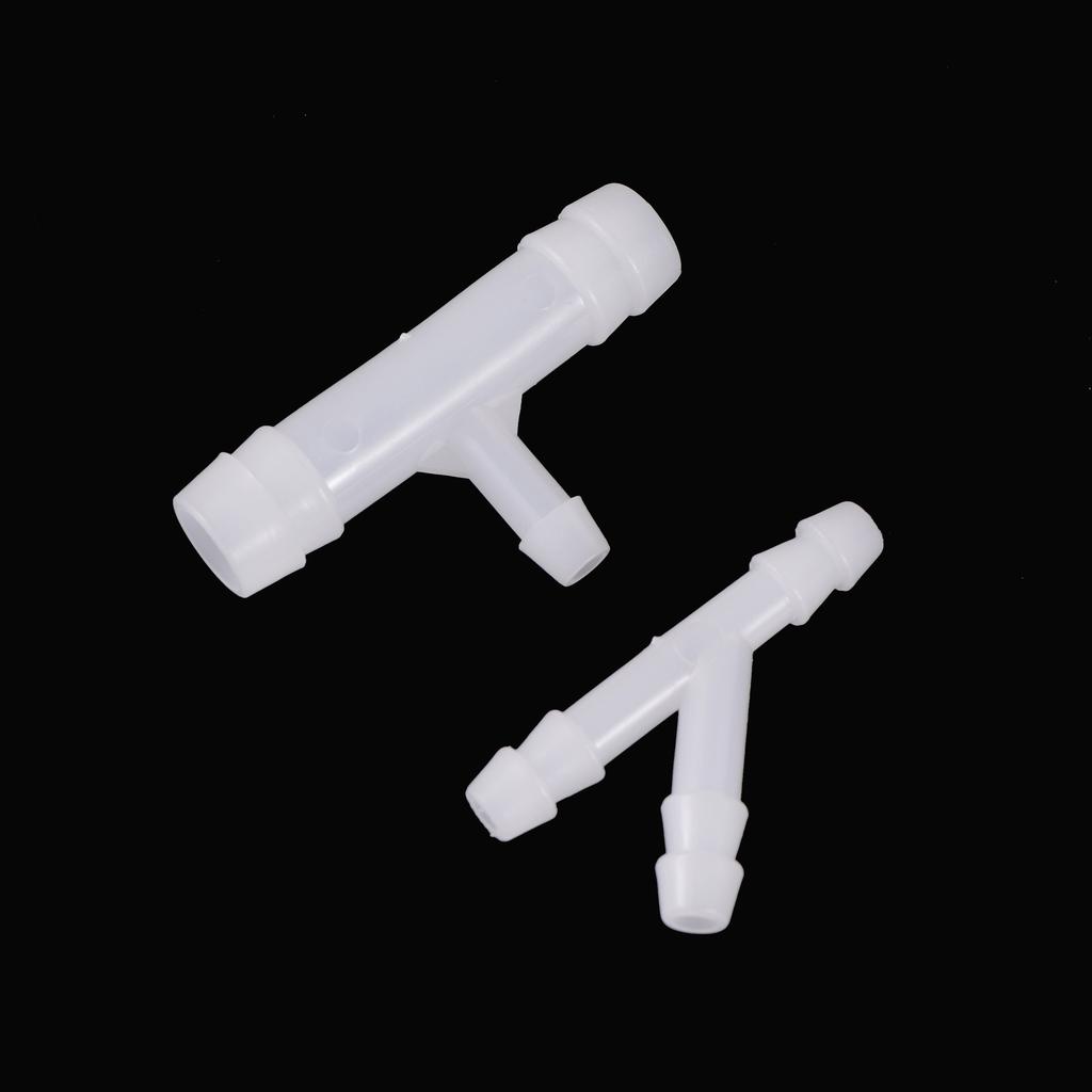5Pcs 4/7mm Hose 8/11mm Hose Barb Water Connector Tee Y Coupling Garden Drip Irrigation Pipe Connection Fitting Water Splitter