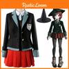 Levendig Danganronpa Killing Harmony Yumeno Himiko Kostuum Modieuze Schooluniform Jurk Voor Cosplay