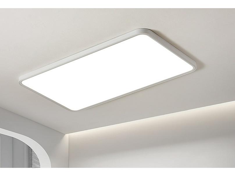 Ultra-Thin Minimalist Ceiling Light with Full Spectrum Eye Protection for Living Room or Bedroom
