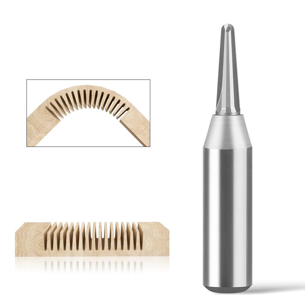 Woodworking Milling Cutter TCT Carbide 1/2 Shank Round Bottom V-Groove Router Bit For Furniture And Decorative Woodwork