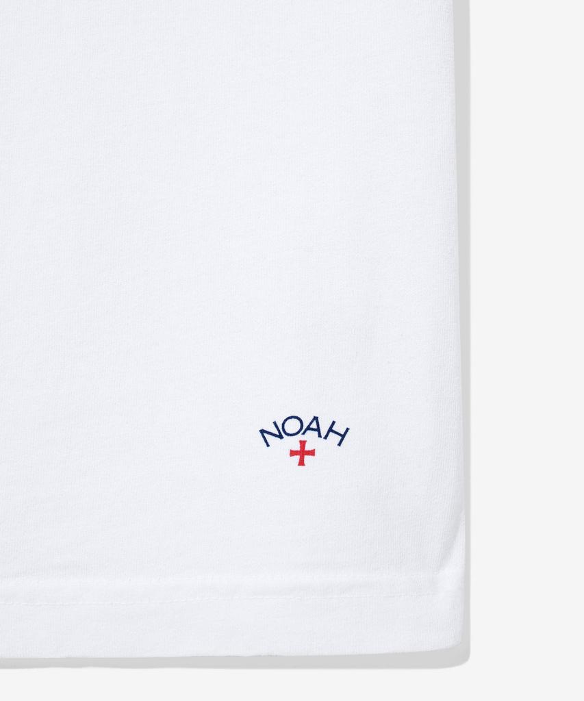 Noa (U) Classic Long Sleeve Recycled Cotton Tee White