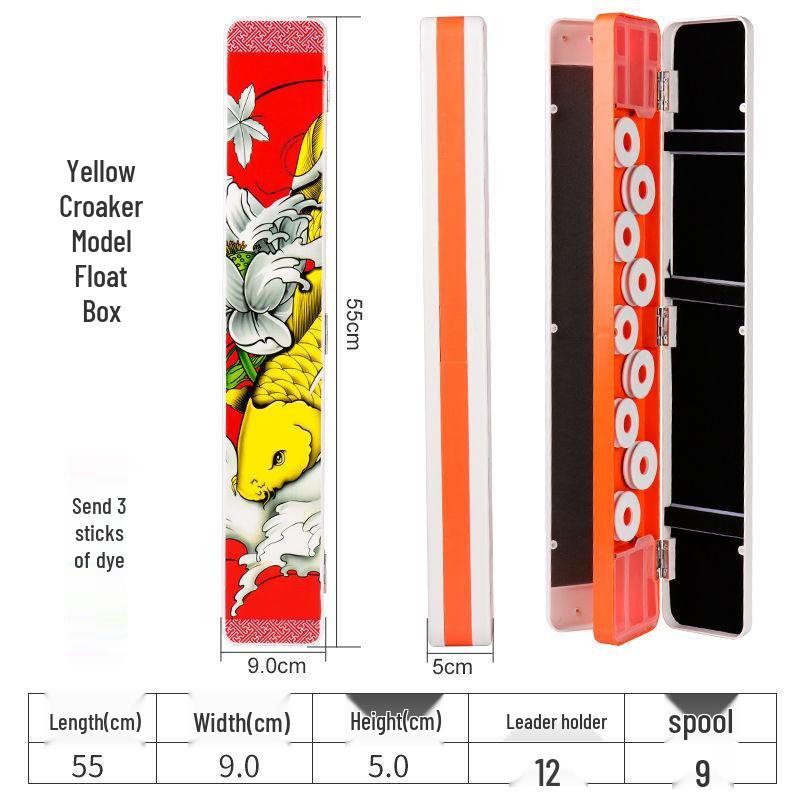 Three-Layer Multi-Functional Fishing Float and Accessories Box Set - Large Capacity Leader Line Organizer