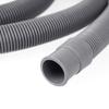 Lightweight 2 Meter Extension Hose with Clip set Washing Machine Drain Extension
