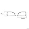 For BMW 6 Series E63 E64 2004-2010 Black Carbon Fiber Stickers Both Side Air Vent Outlet Frame Trim Interior Car Accessories