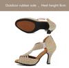 Hochwertige Damen Latin Tanzschuhe Damen Strass Glänzend Salsa Tango Party Tanzsaal Schuhe Damen Hohe Absätze 8cm