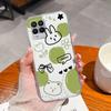 For Realme 8 Pro Case Lovely Cat Soft Transparent Phone Back Cover For Realme8 4G 5G Shockproof Comfortable TPU Silicone Bumper