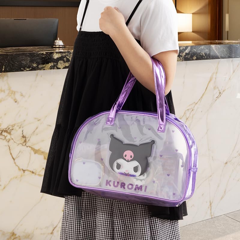 Sanrio Clear Boston Bag Kuromi 742244 -
