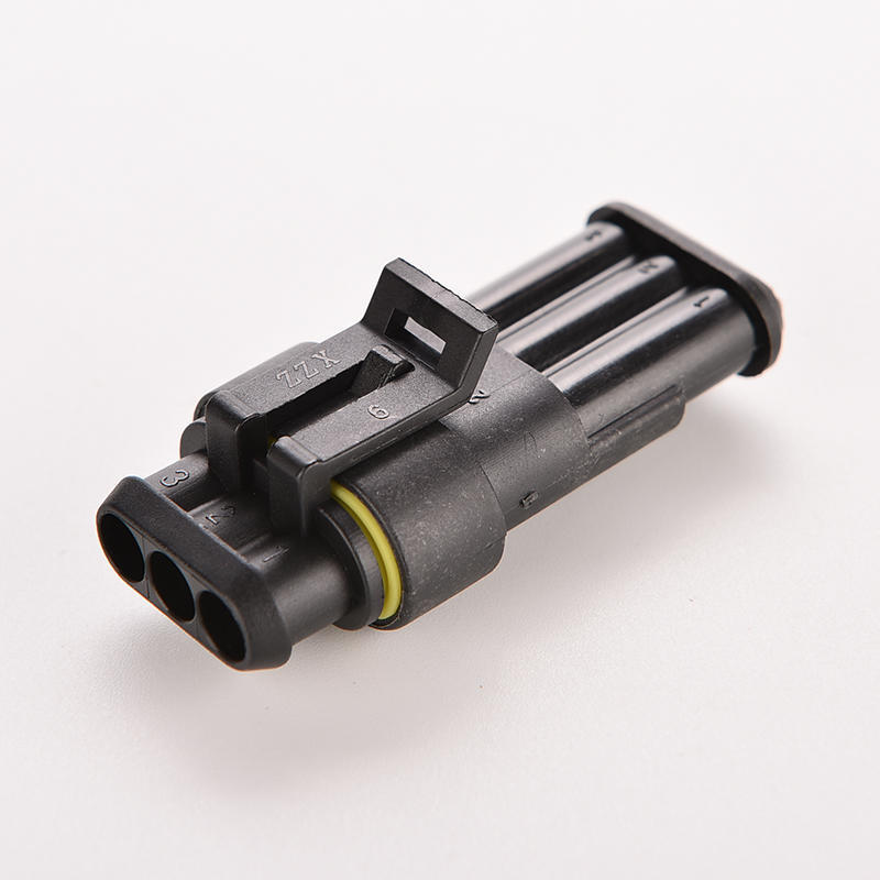 5 Kits Car 3 Pin Way Sealed Waterproof Electrical Wire Auto Connector Plug Set