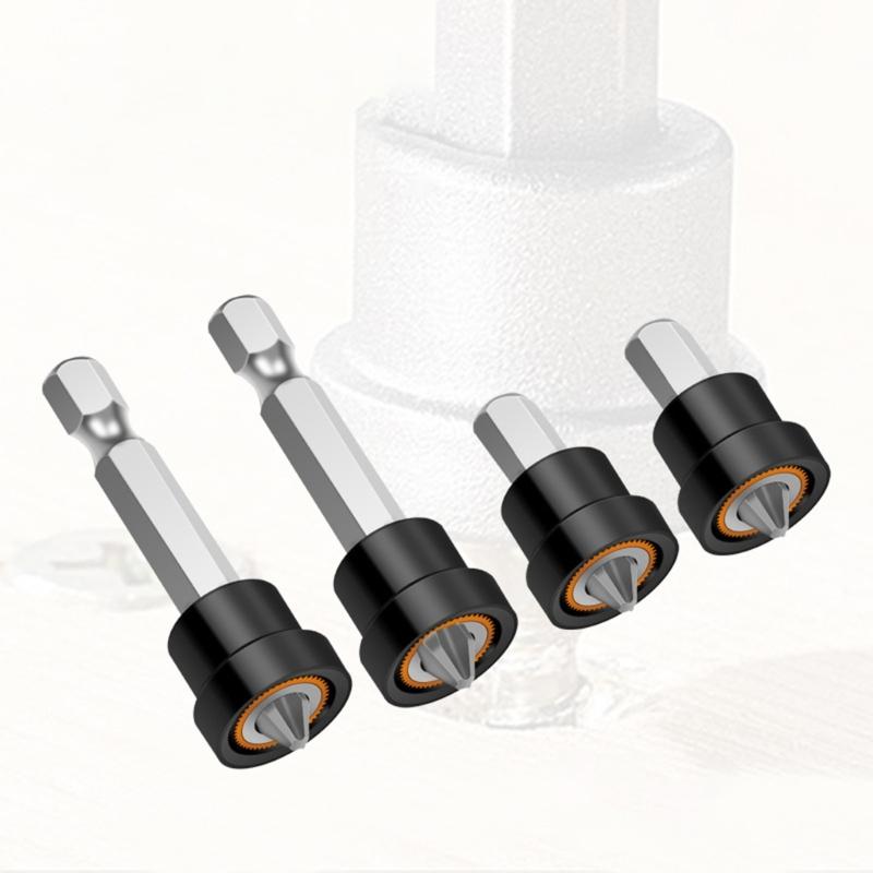 Magnetic Positioning Screwdriver Bit Head Woodworking Drywall Screw Driver Drill Bit for Drywall Plasterboard Enduring