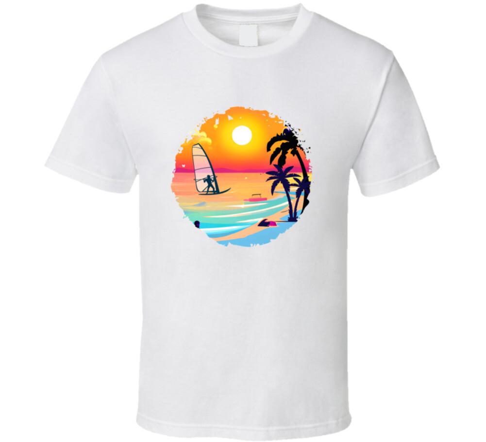 Gorgeous Beach Tee Novelty Tropical Tshirt Summertime Lover Unisex T Shirt S
