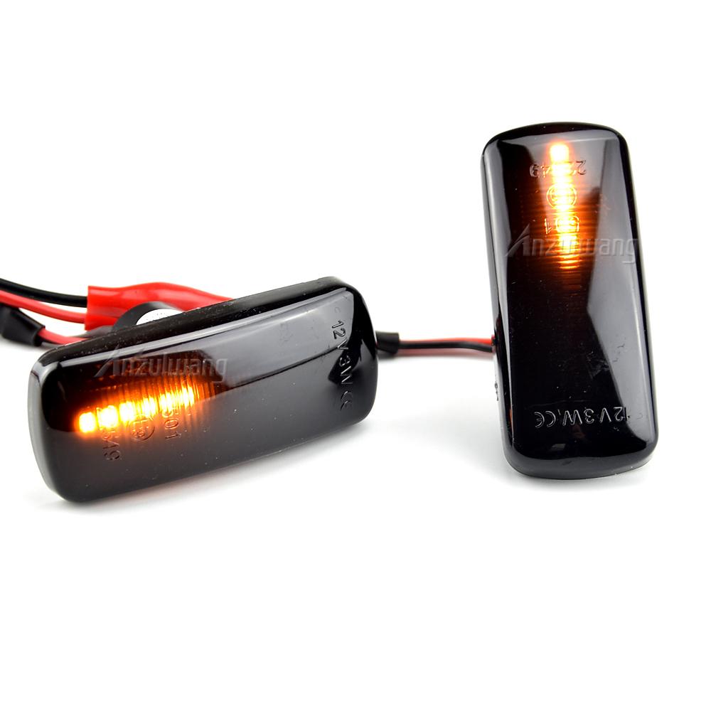 

2xDynamic LED Side Marker Light Turn Signal Lamp For Jeep Compass Patriot Dodge Nitro Journey Acenger Fiat Freemont Chrysler 300