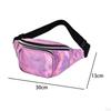 Waist Carry ,with Adjustable Strap, Resistant Shiny Chest Pocket Holographic for Cycling Women