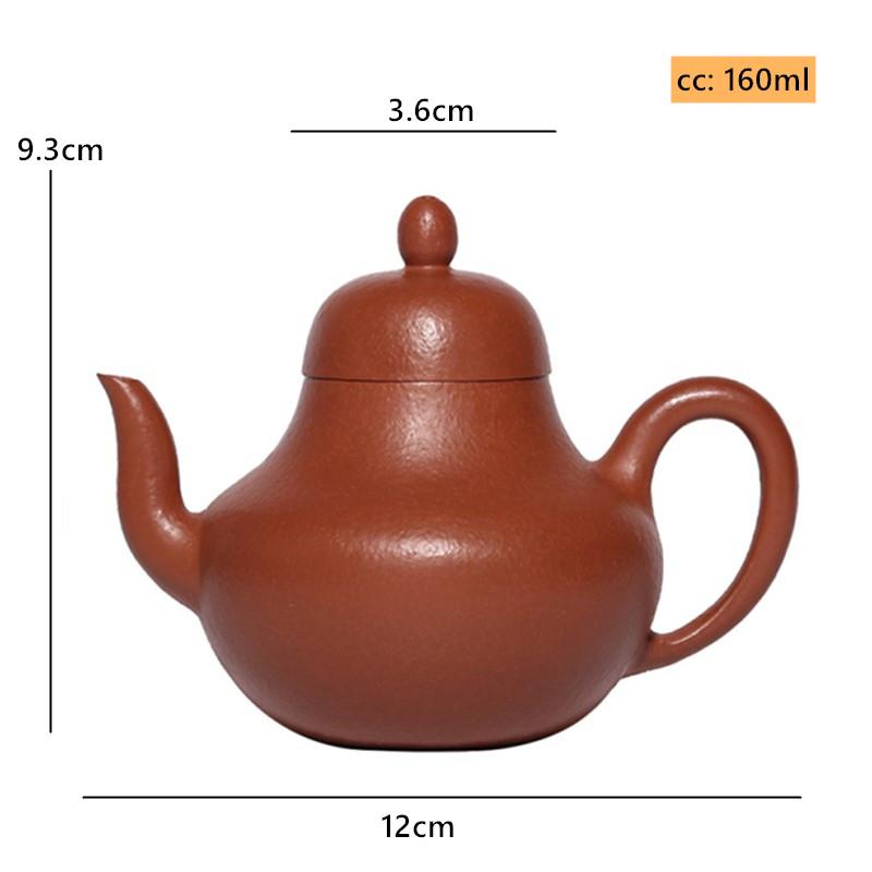 

160ml Tradition Yixing Purple Clay Teapot Raw Ore Zhu Mud Filter Teapot Custom Chinese Zisha Tea Infuser Handmade Beauty Teaware оранжевый