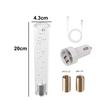 Clear Manual Shifter Stick Lever 12/24V Gear Shift Knob Stick Lever Kambyo  for Manual Transmission