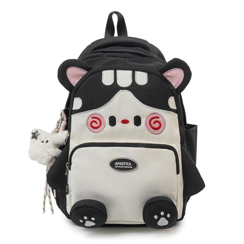 College Style Schoolbag Cute Cartoon Kitten Backpack