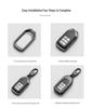 Zinc Alloy Protective Key Case for Honda Accord XRV Odyssey Civic & Lingpai (10th Gen)